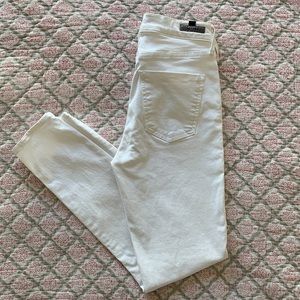 Citizens of Humanity high rise white skinny jeans ankle length sz 27
